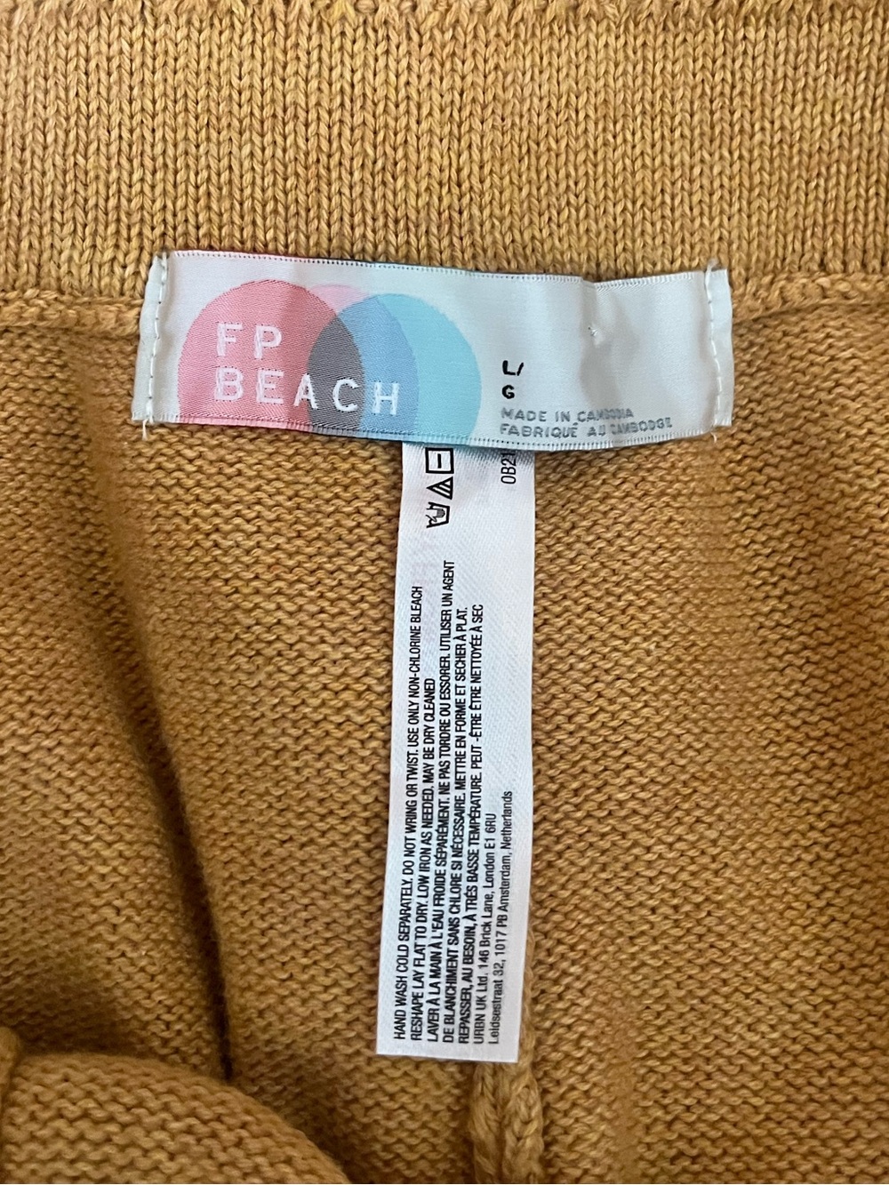 {FP Beach} Solar Knit Sweater Pants Wide Leg Pull-On Style - Womens Large - Picture 8 of 10